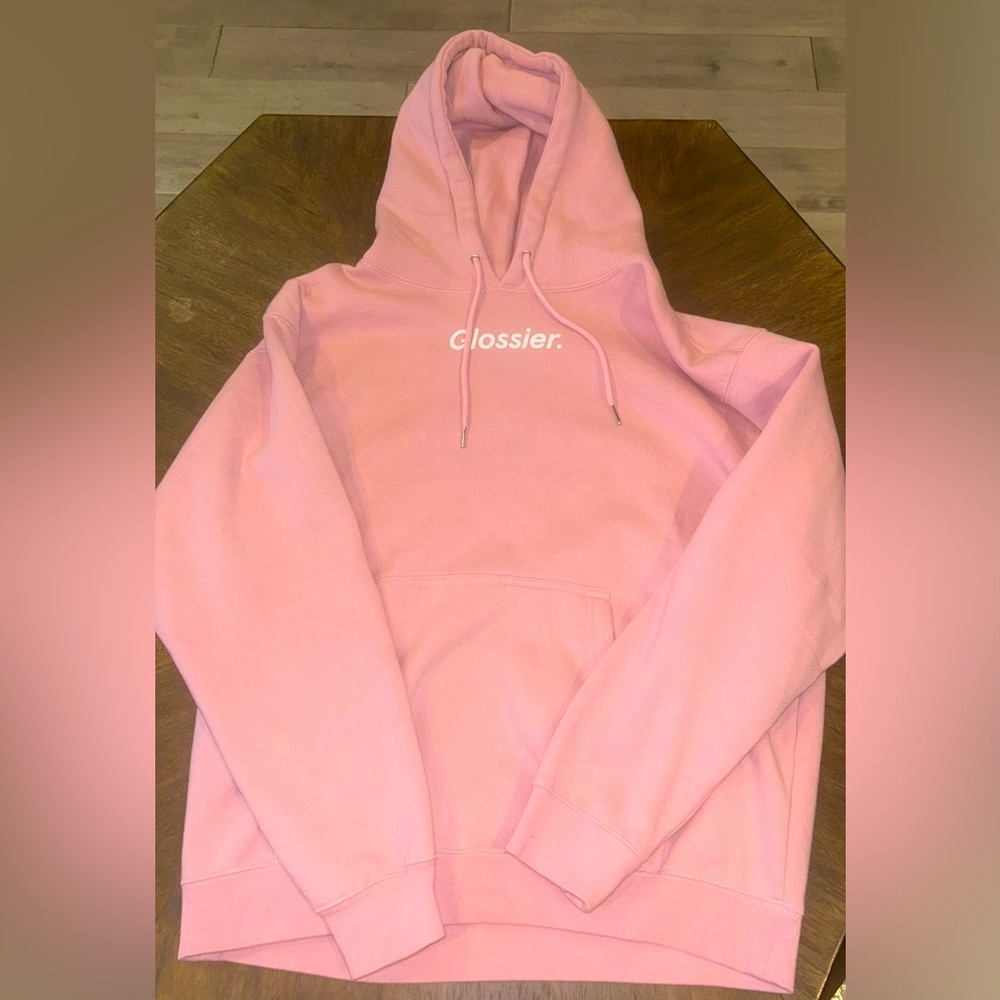 Glossier Pink Hoodie